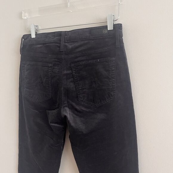 ADRIANO GOLDSCHMIED Farrah Velvet High Rise Skinny Jeans Sz 28 Black Designer AG - Picture 10 of 14